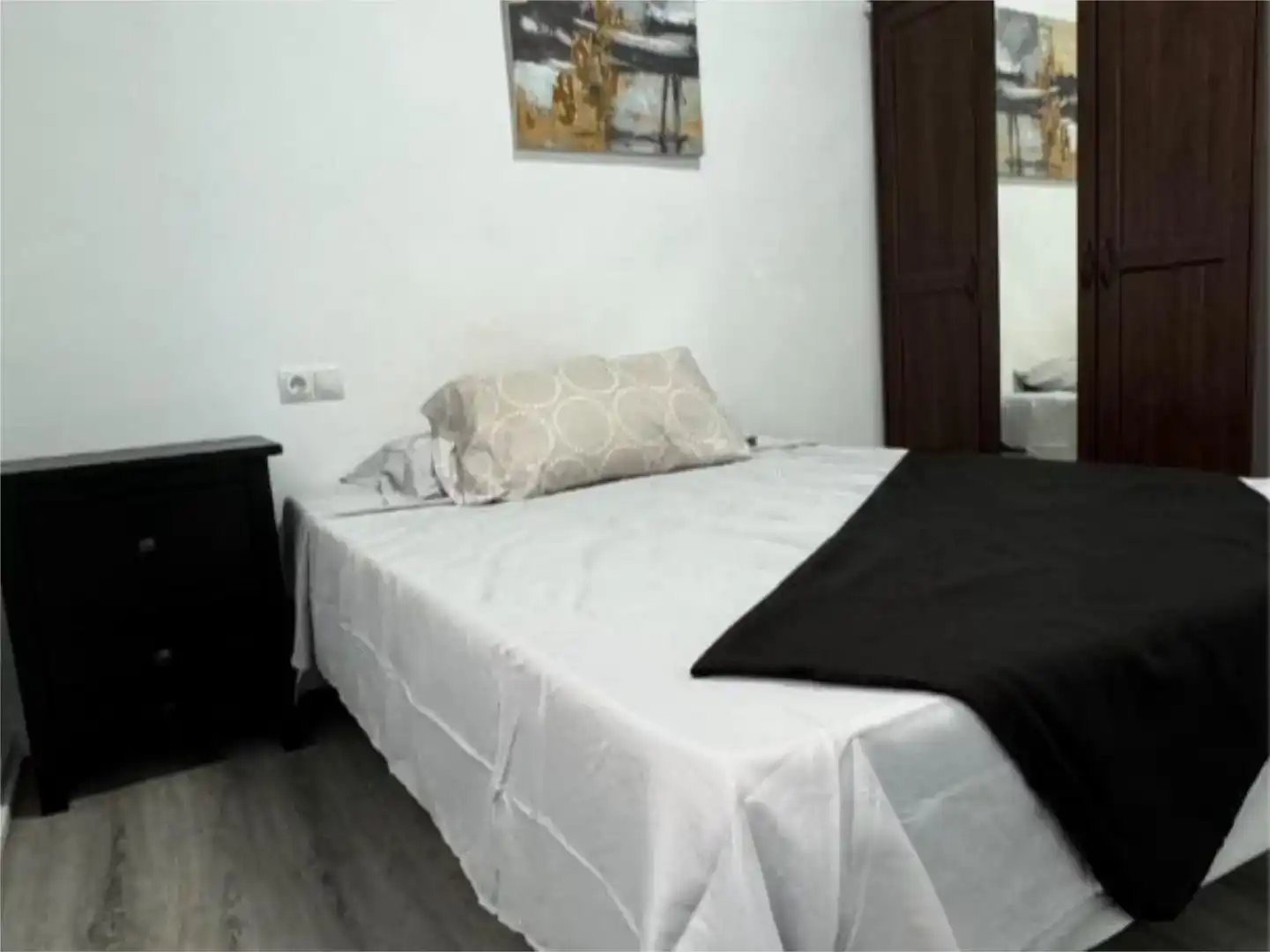 Bedroom of Flat for share in Burriana / Borriana  with Furnished and Balcony