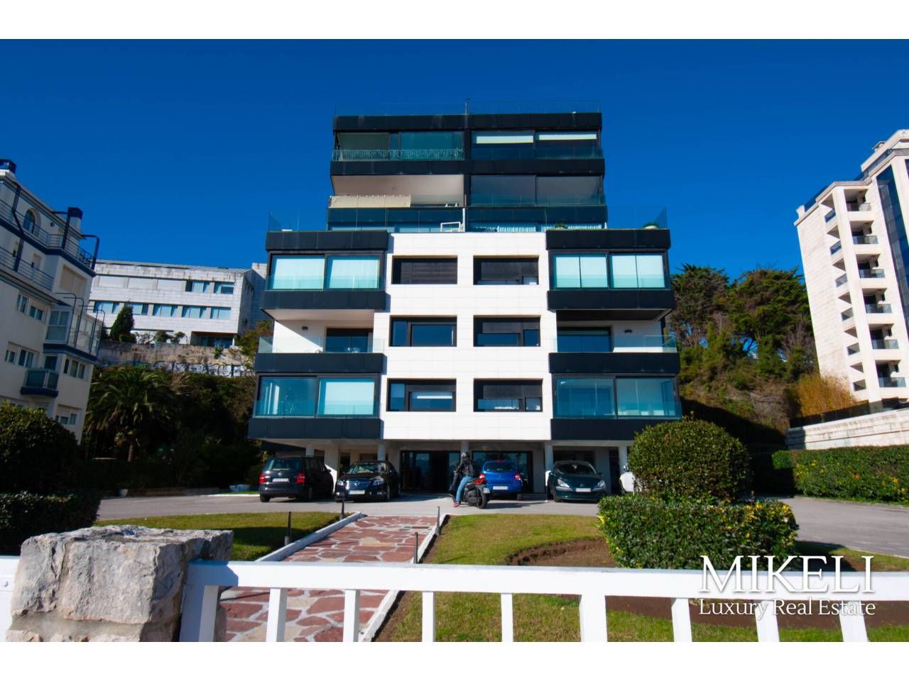 Exterior view of Flat for sale in Santander  with Heating, Parquet flooring and Terrace