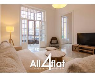 Exterior view of Flat to rent in  Barcelona Capital  with Air Conditioner, Furnished and Balcony