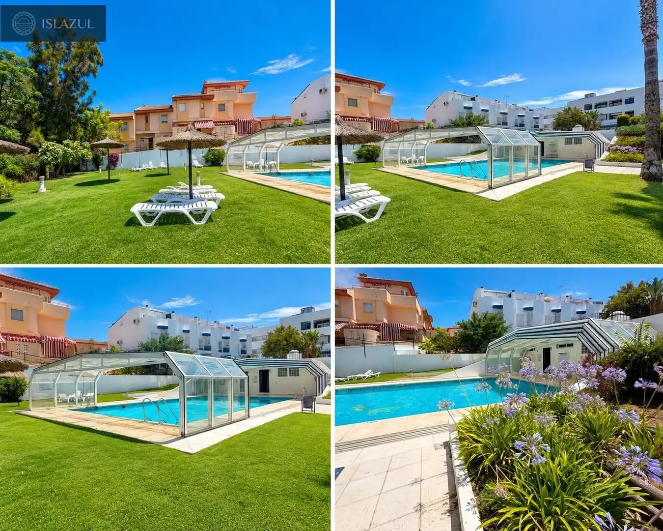Schwimmbecken von Maisonette zum Verkauf in Islantilla mit Klimaanlage, Heizung und Privatgarten