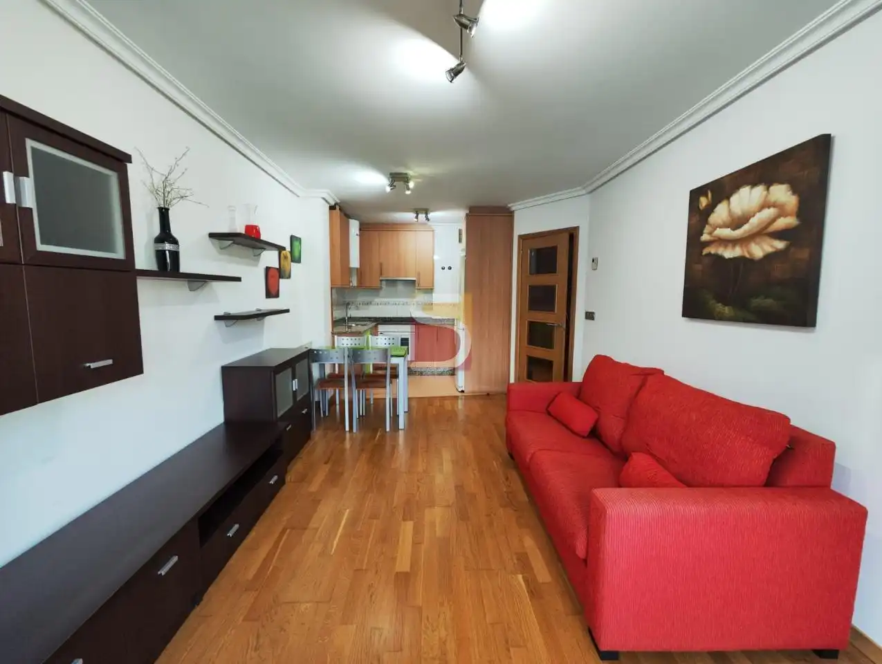 Sala de estar de Apartamento de alquiler en Nigrán con Calefacción, Trastero y Amueblado