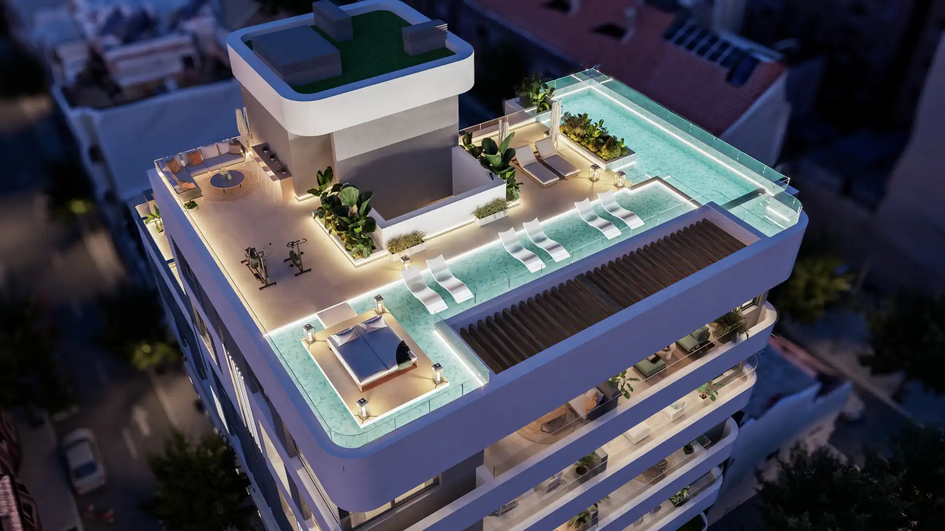 Piscina de Apartamento en venta en Málaga con Terraza