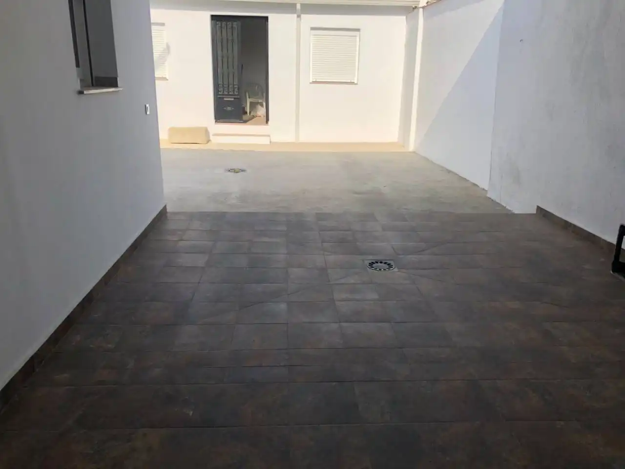 Terrassa de Casa o xalet de lloguer en Villanueva de la Serena amb Aire condicionat, Jardí privat i Terrassa