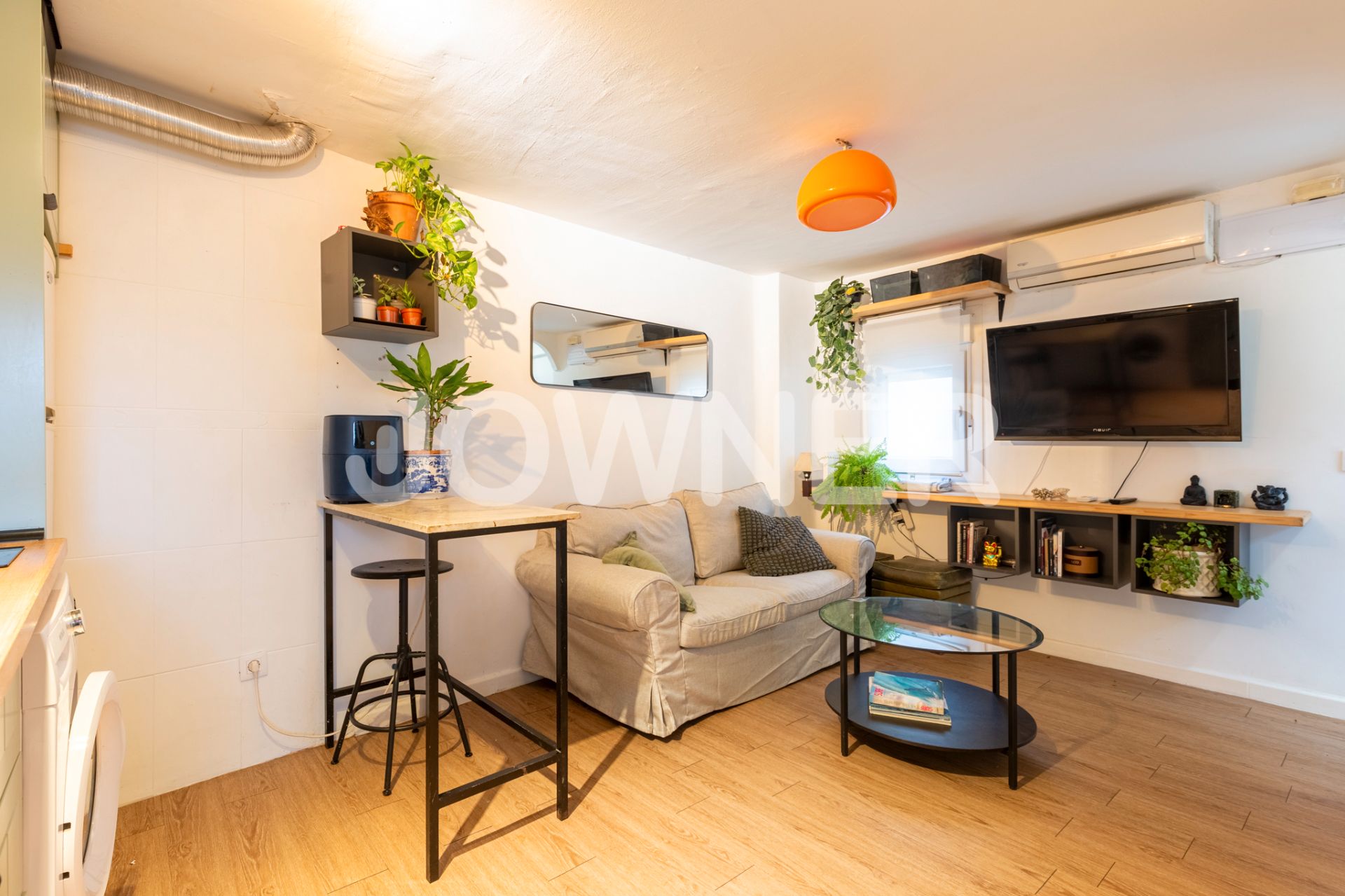 Living room of Attic to rent in  Madrid Capital  with Air Conditioner, Heating and Terrace