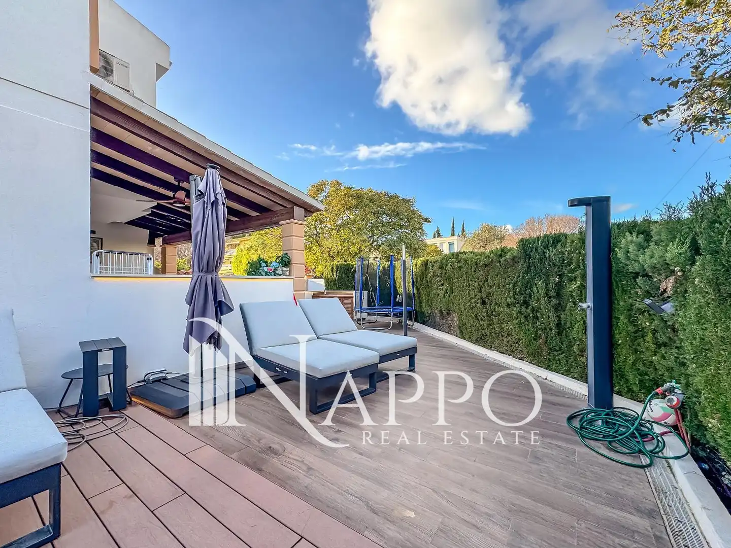Terraza de Casa adosada en venta en Calvià con Aire acondicionado, Calefacción y Jardín privado