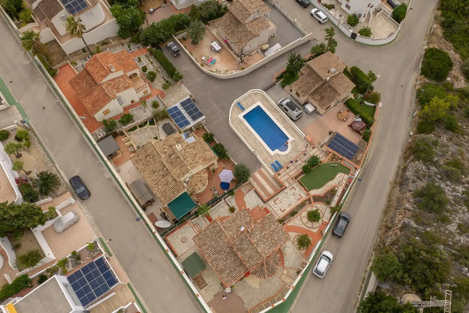 Vista exterior de Casa o chalet en venta en Xaló con Aire acondicionado, Jardín privado y Terraza