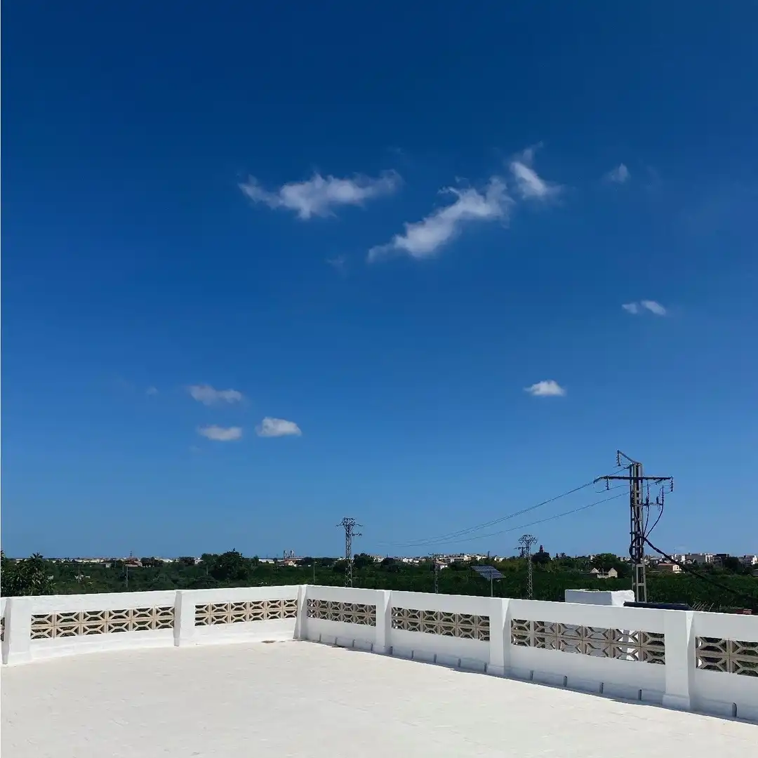 Vista exterior de Casa o chalet en venta en Beniarjó con Jardín privado, Terraza y Piscina