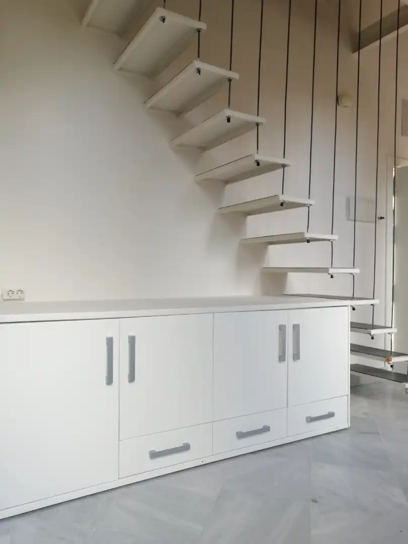 Küche von Loft zur Miete in Sevilla mit Klimaanlage, Heizung und Terrasse