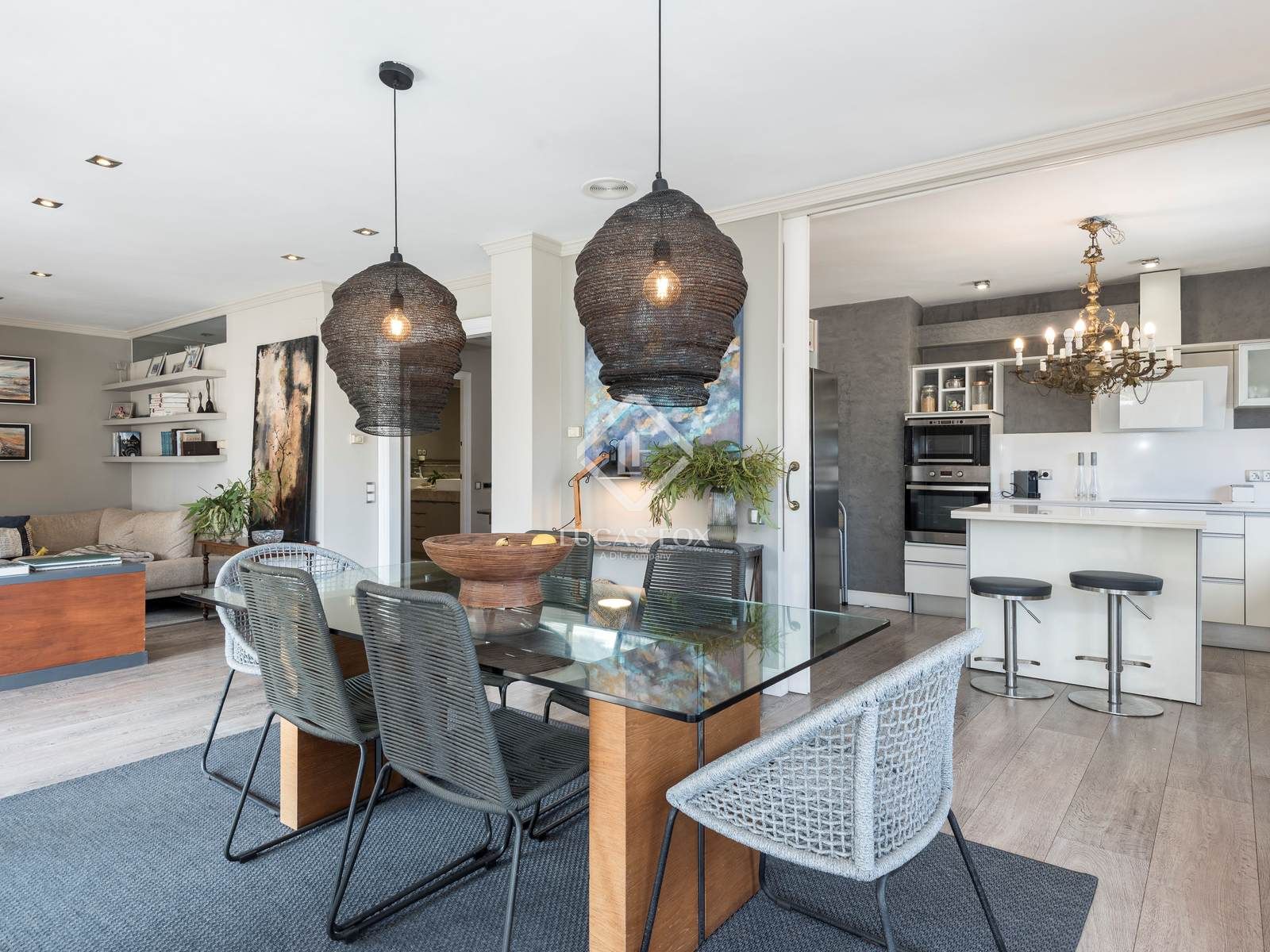 Dining room of Flat for sale in Vilanova i la Geltrú  with Air Conditioner, Heating and Terrace
