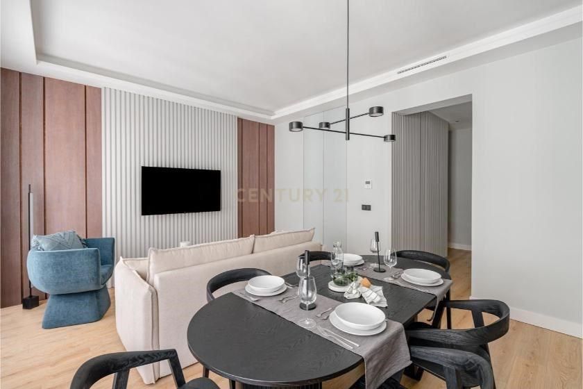 Dining room of Flat for sale in  Madrid Capital  with Air Conditioner and Furnished