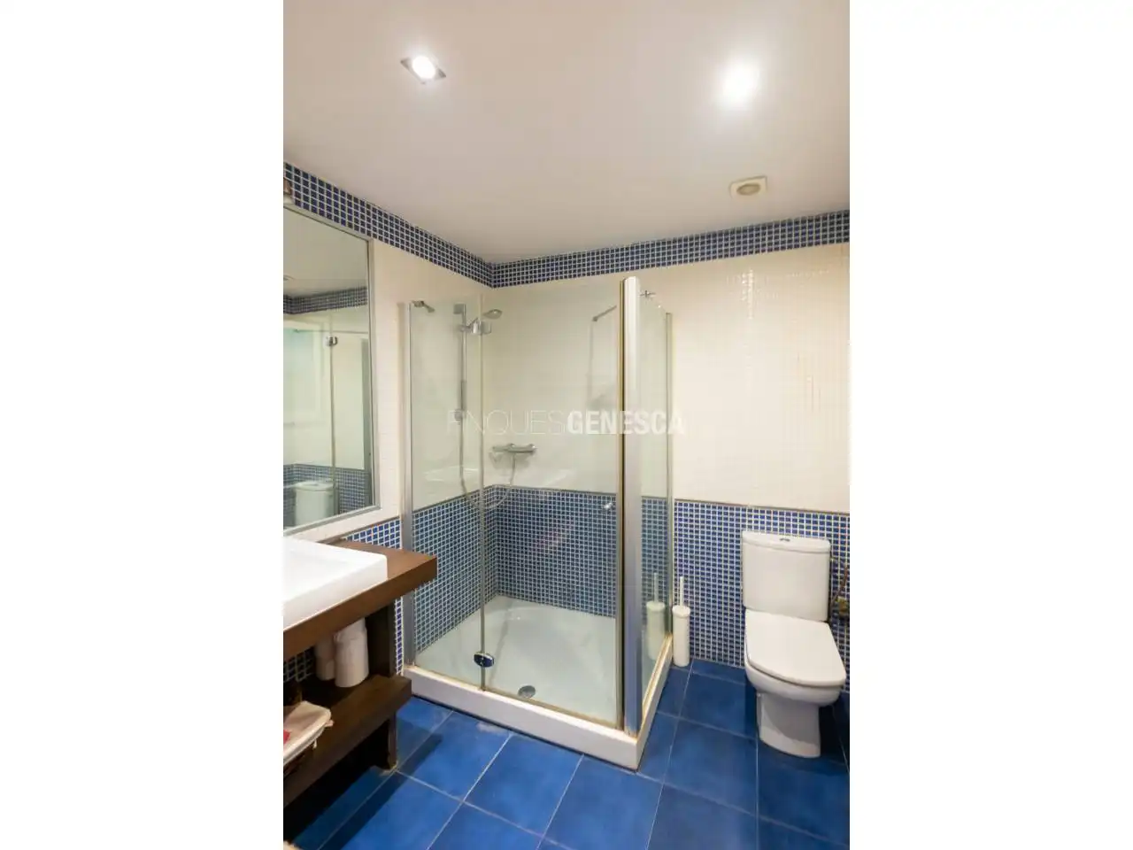 Badezimmer von Wohnung zum Verkauf in Matadepera mit Heizung, Parkett und Terrasse