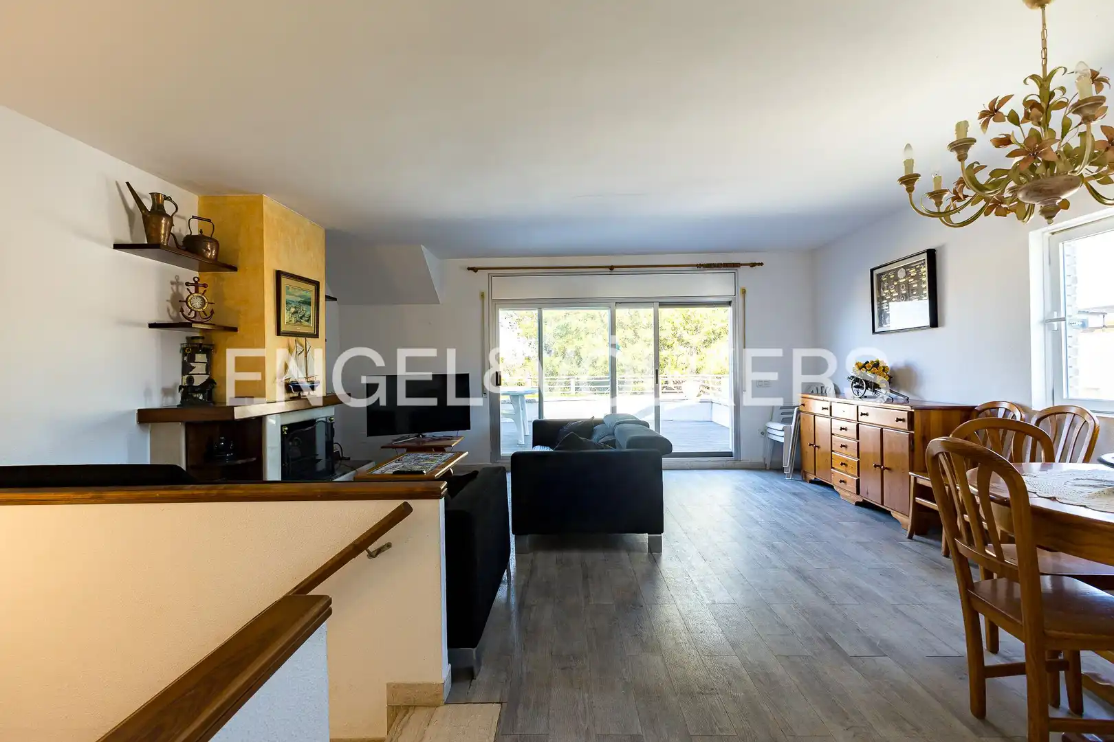 Wohnzimmer von Maisonette zum Verkauf in Torredembarra mit Klimaanlage, Heizung und Terrasse