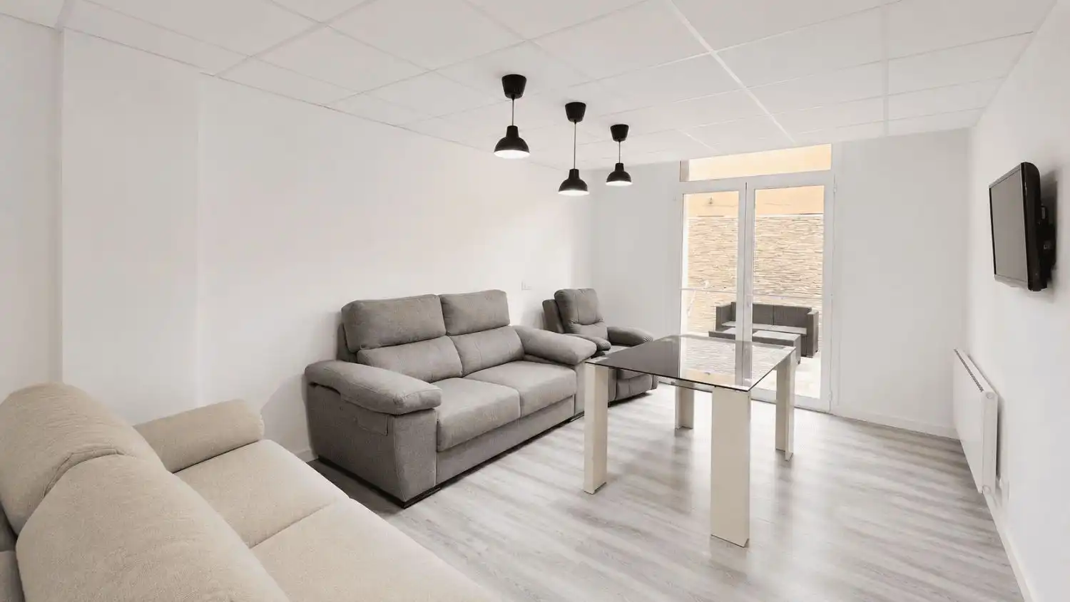 Sala de estar de Casa adosada en venta en Almazora / Almassora con Aire acondicionado y Terraza