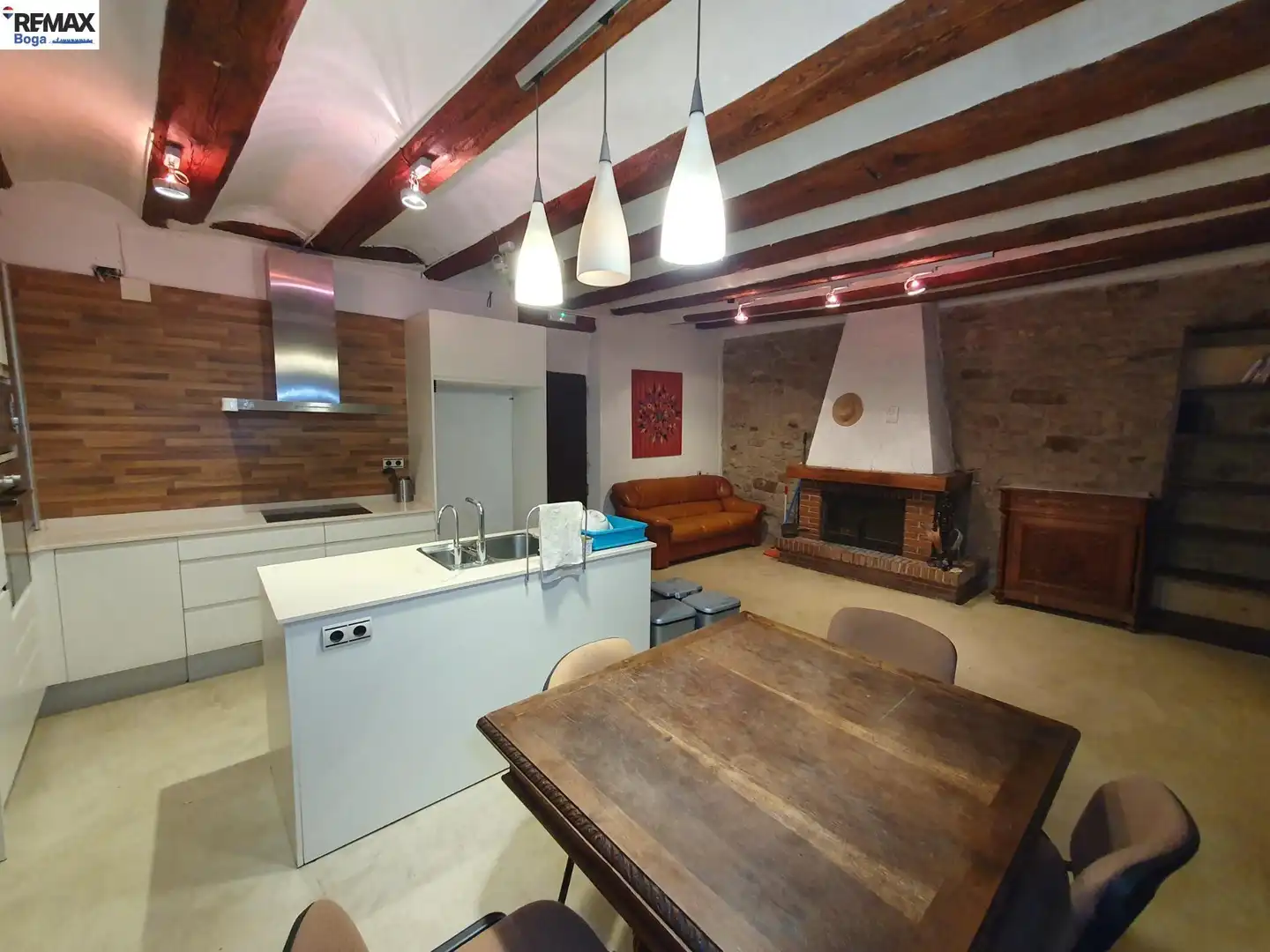 Cuina de Casa o xalet en venda en Cirauqui / Zirauki amb Calefacció, Terrassa i Traster