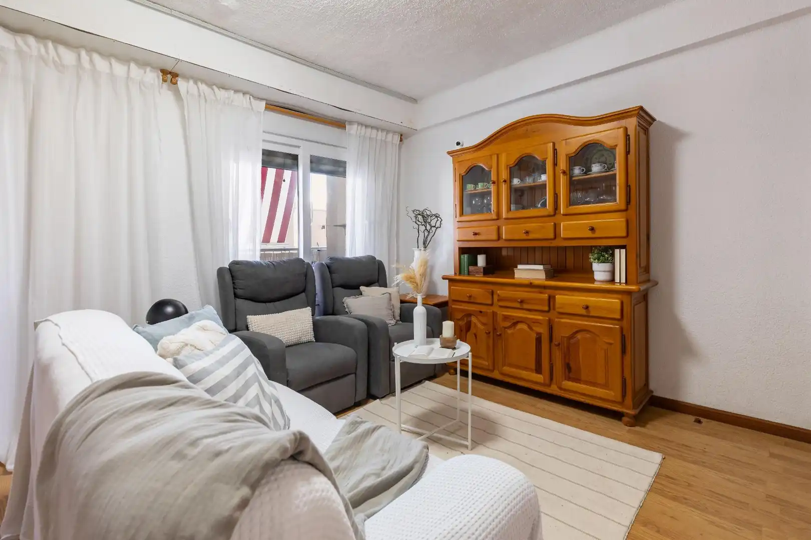 Sala de estar de Apartamento en venta en Xeraco con Aire acondicionado, Terraza y Amueblado