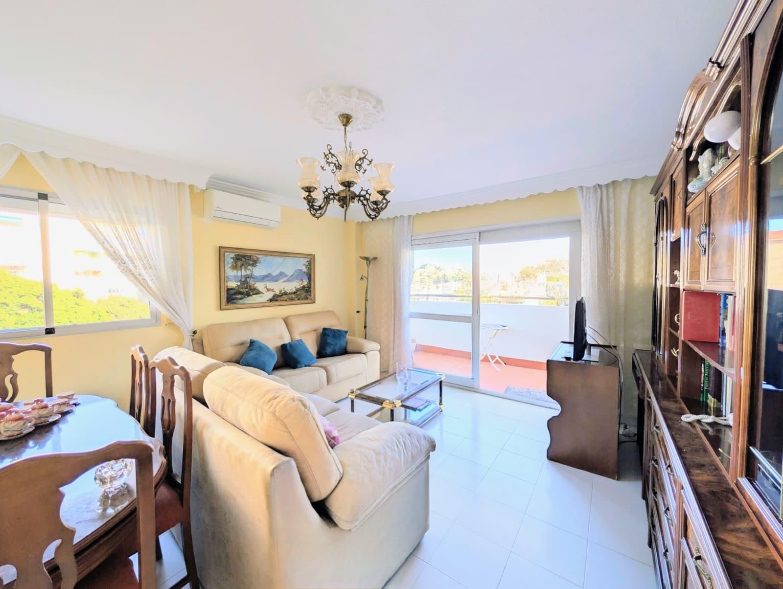 Living room of Flat for sale in Torremolinos  with Air Conditioner, Private garden and Terrace