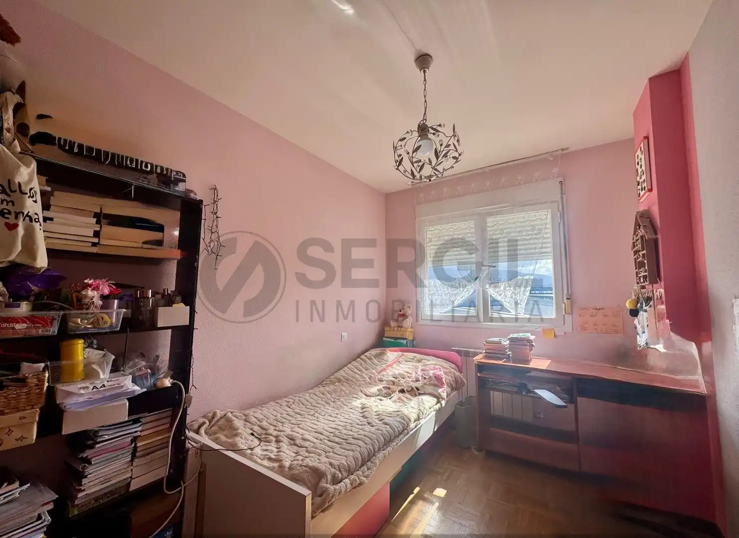 Schlafzimmer von Wohnung zum Verkauf in Palazuelos de Eresma mit Heizung, Abstellraum und Möbliert