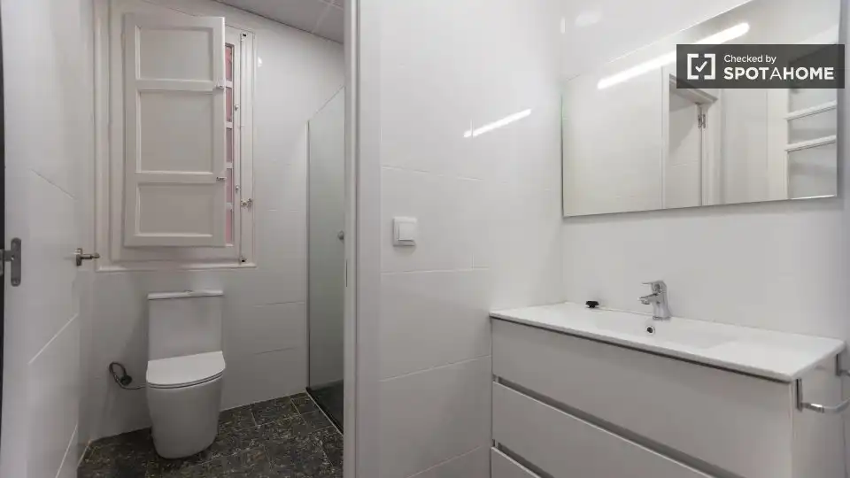 Baño de Piso para compartir en Valencia con Aire acondicionado, Calefacción y Amueblado