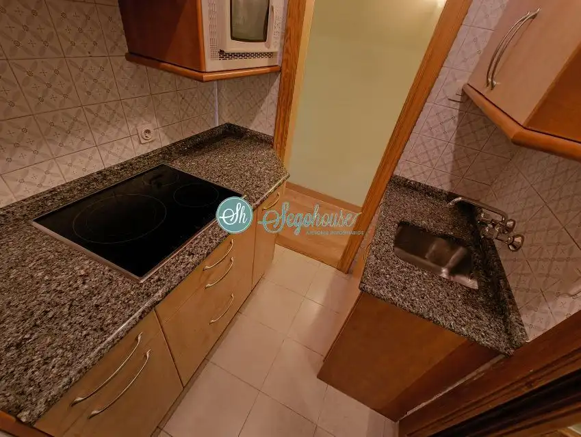 Kitchen of Flat for sale in Segovia  with Heating, Terrace and Furnished