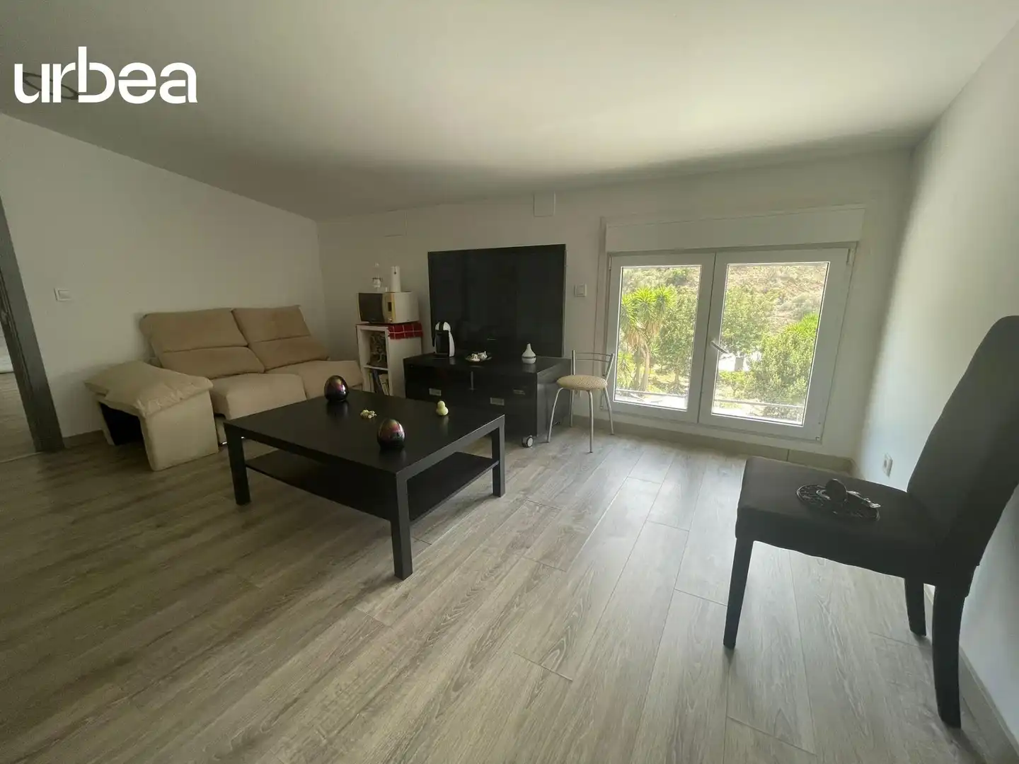 Sala de estar de Finca rústica de alquiler en Málaga con Calefacción, Jardín privado y Terraza