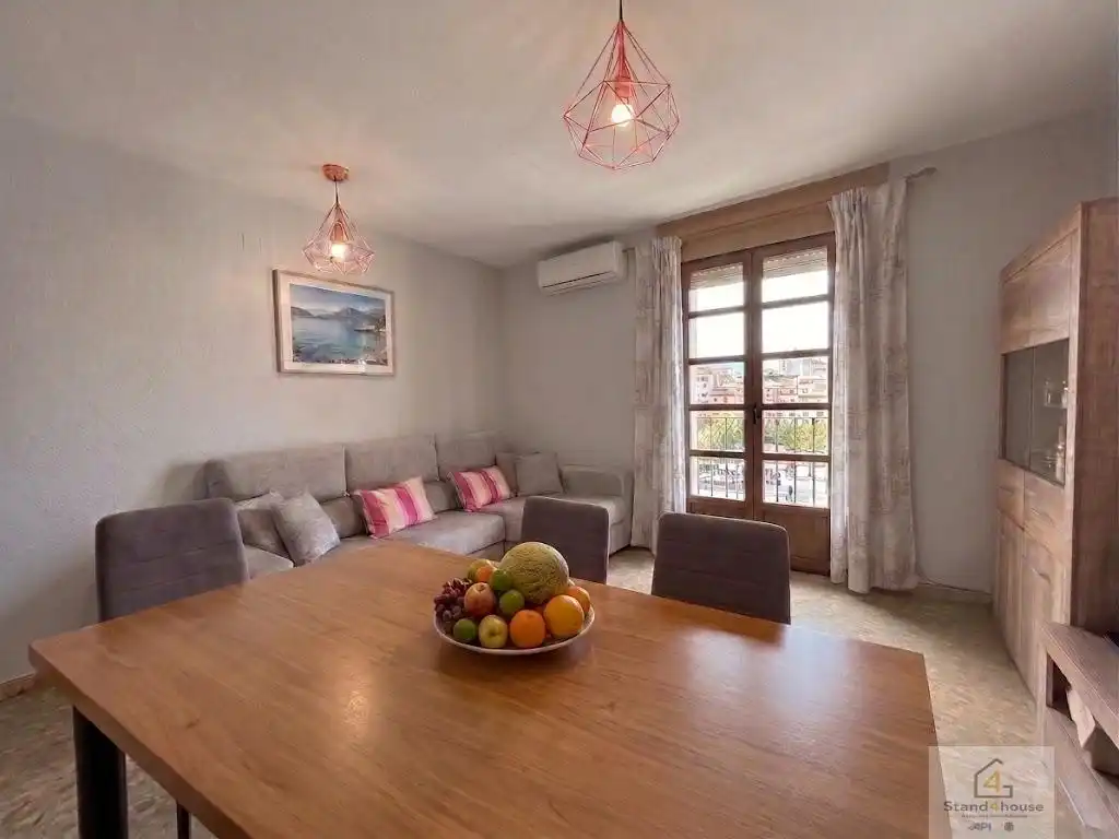 Dining room of Flat for sale in Bollullos Par del Condado  with Air Conditioner, Heating and Furnished