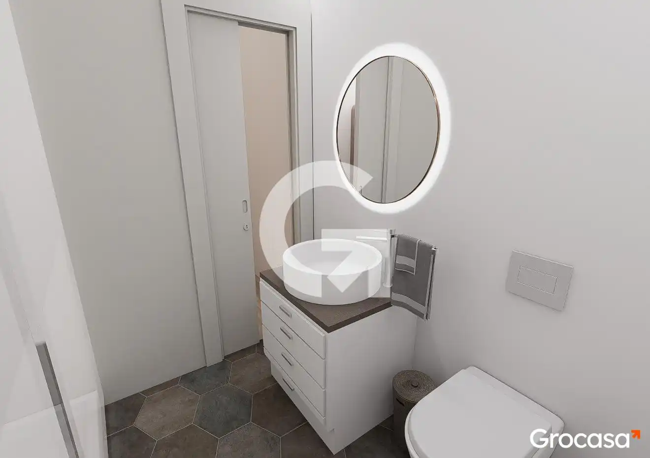 Bathroom of Flat for sale in Sagunto / Sagunt  with Heating and Oven