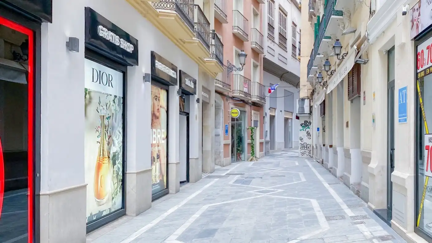 Exterior view of Flat for rent in Málaga  with Air Conditioner, Parquet flooring and Furnished
