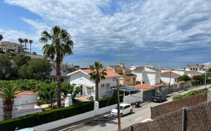 Exterior view of House or chalet for sale in Sitges  with Terrace, Balcony and Community pool