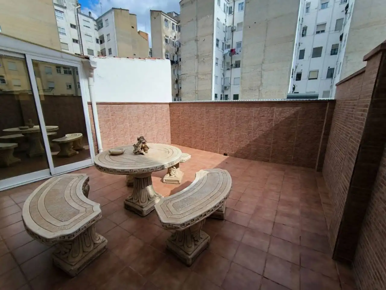 Terrasse von Wohnung zum Verkauf in Albacete mit Klimaanlage, Heizung und Parkett