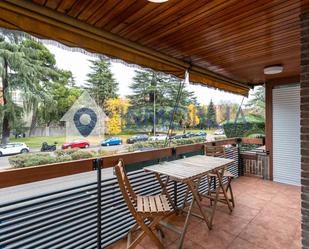 Garden of Flat for sale in  Madrid Capital  with Air Conditioner, Terrace and Swimming Pool