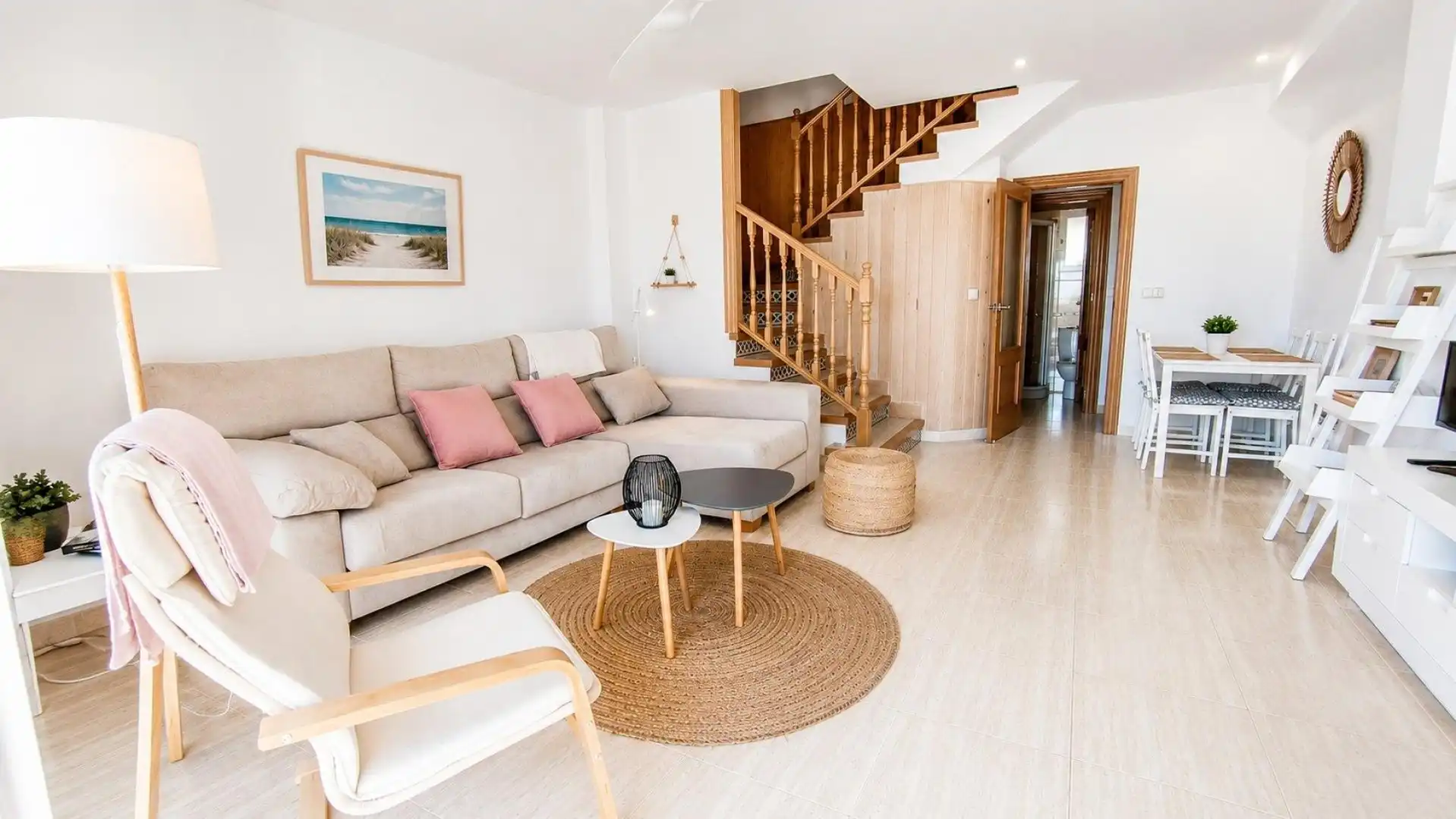 Sala de estar de Dúplex en venta en Bigastro con Aire acondicionado, Terraza y Piscina comunitaria