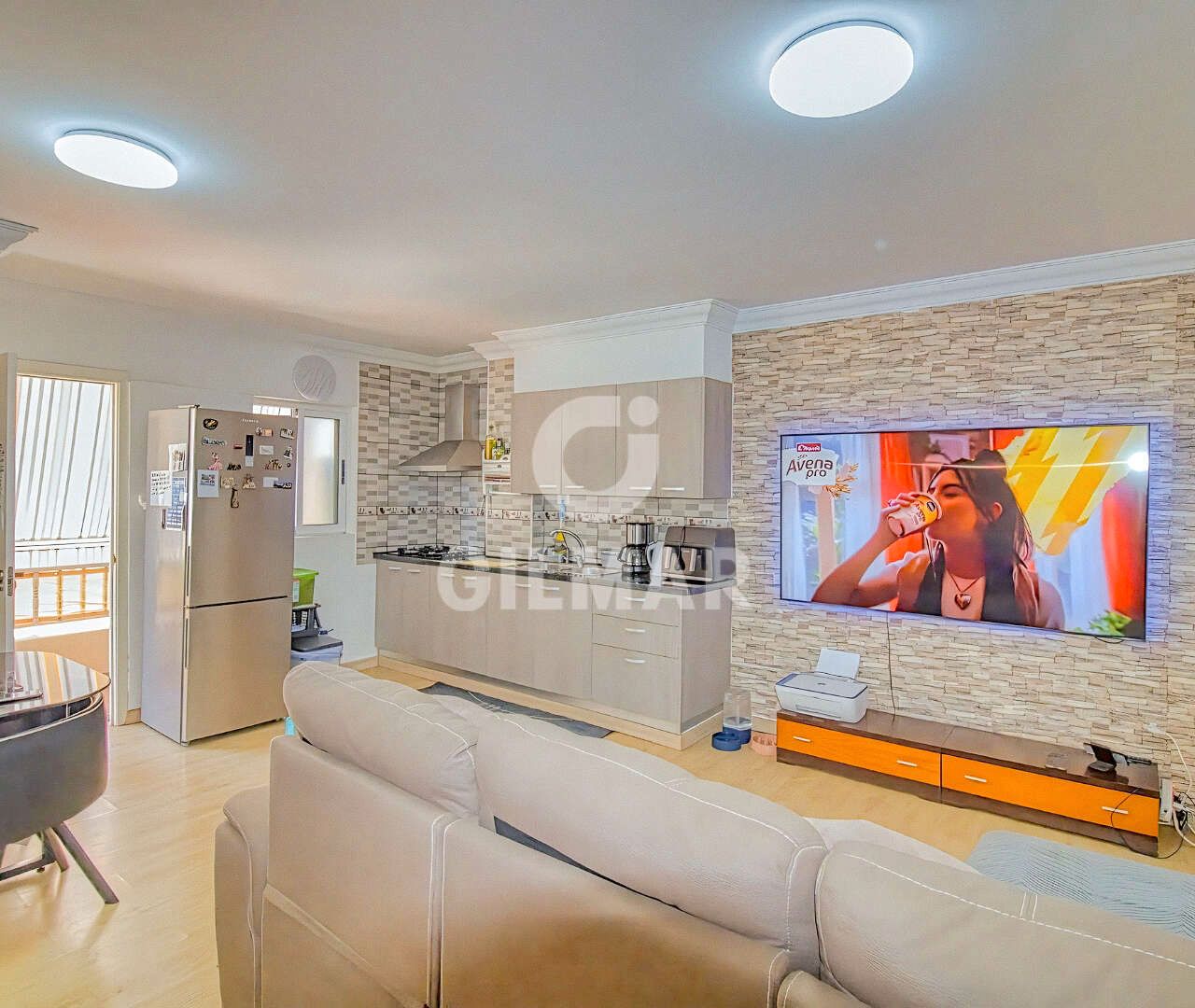 Living room of Flat for sale in Arona  with Furnished and Balcony