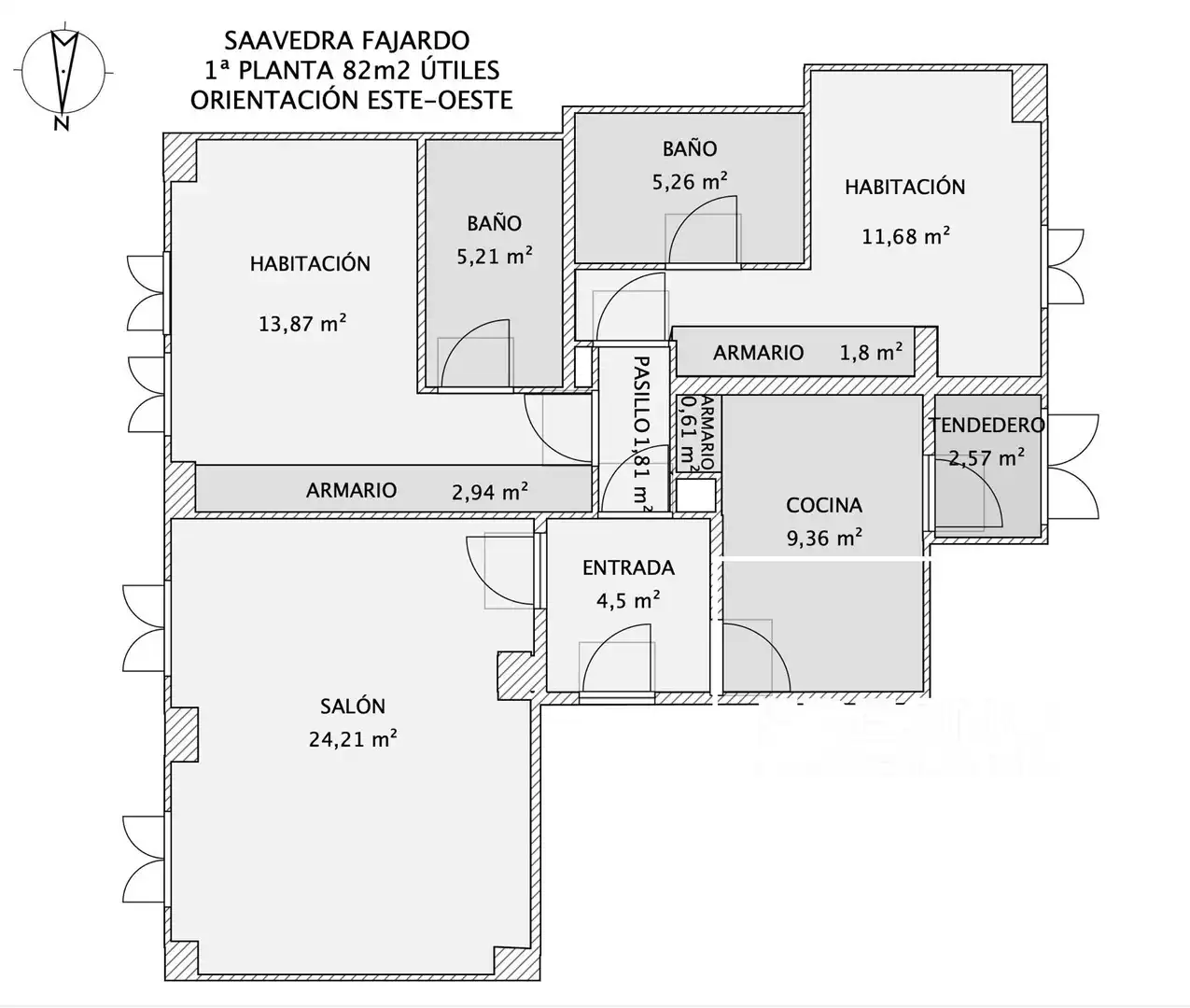 Flat for sale in Madrid  with Heating, Storage room and Community pool