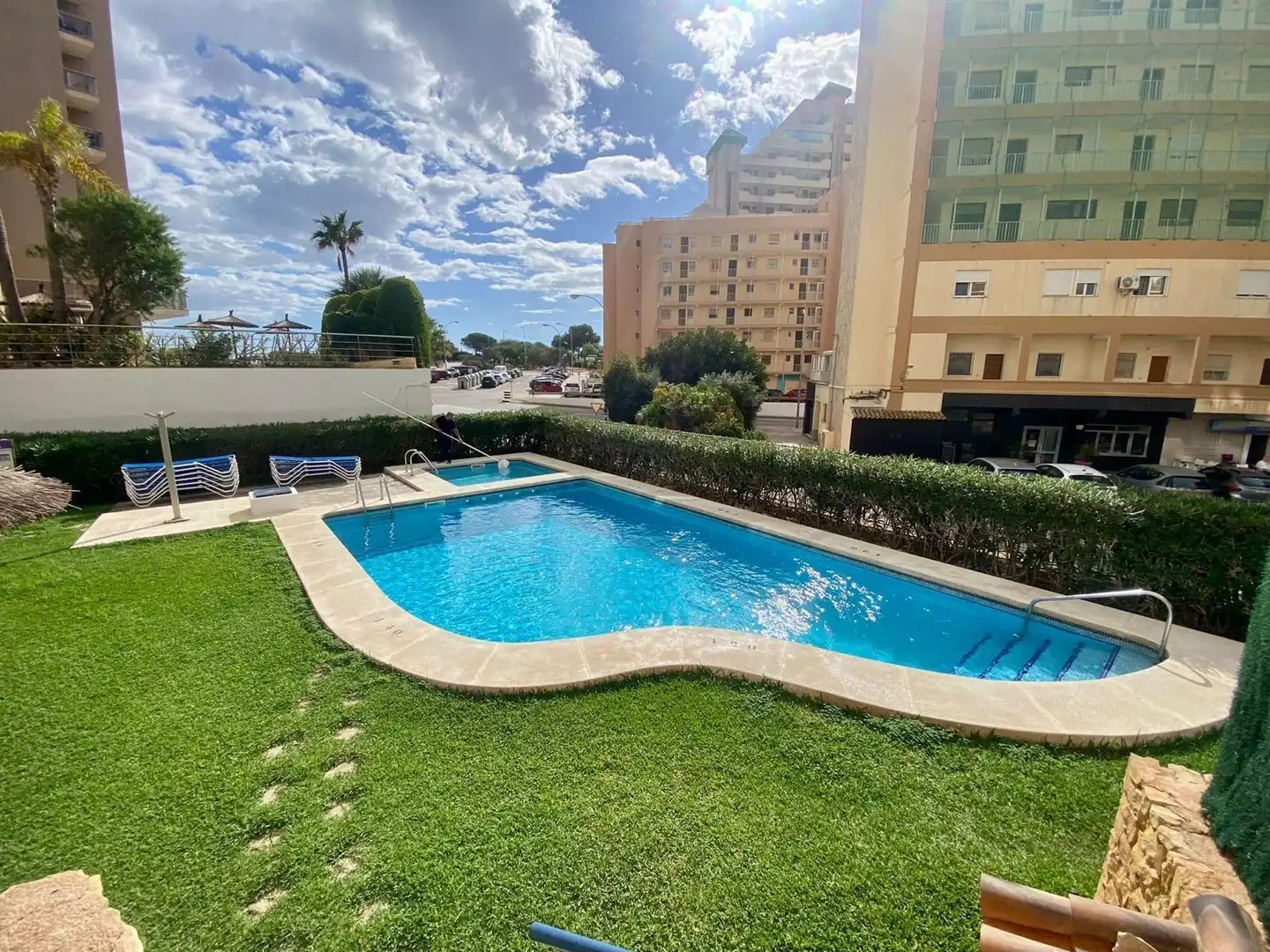 Piscina de Apartament en venda en Calpe / Calp amb Terrassa i Piscina comunitària