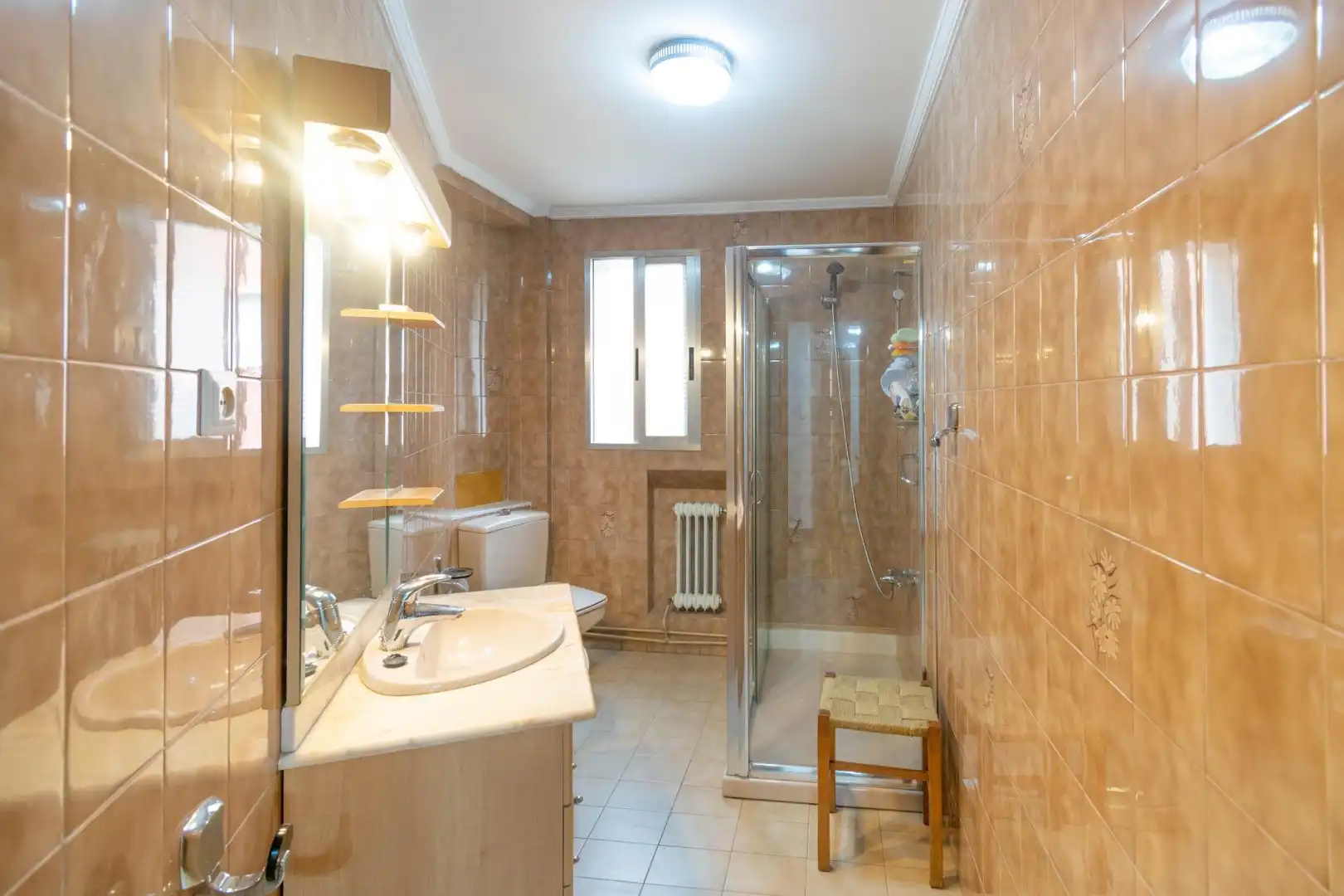 Bathroom of Flat for sale in  Pamplona / Iruña  with Heating, Storage room and Balcony