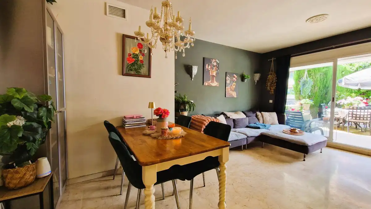 Dining room of Flat for sale in San Pedro  with Air Conditioner, Private garden and Storage room