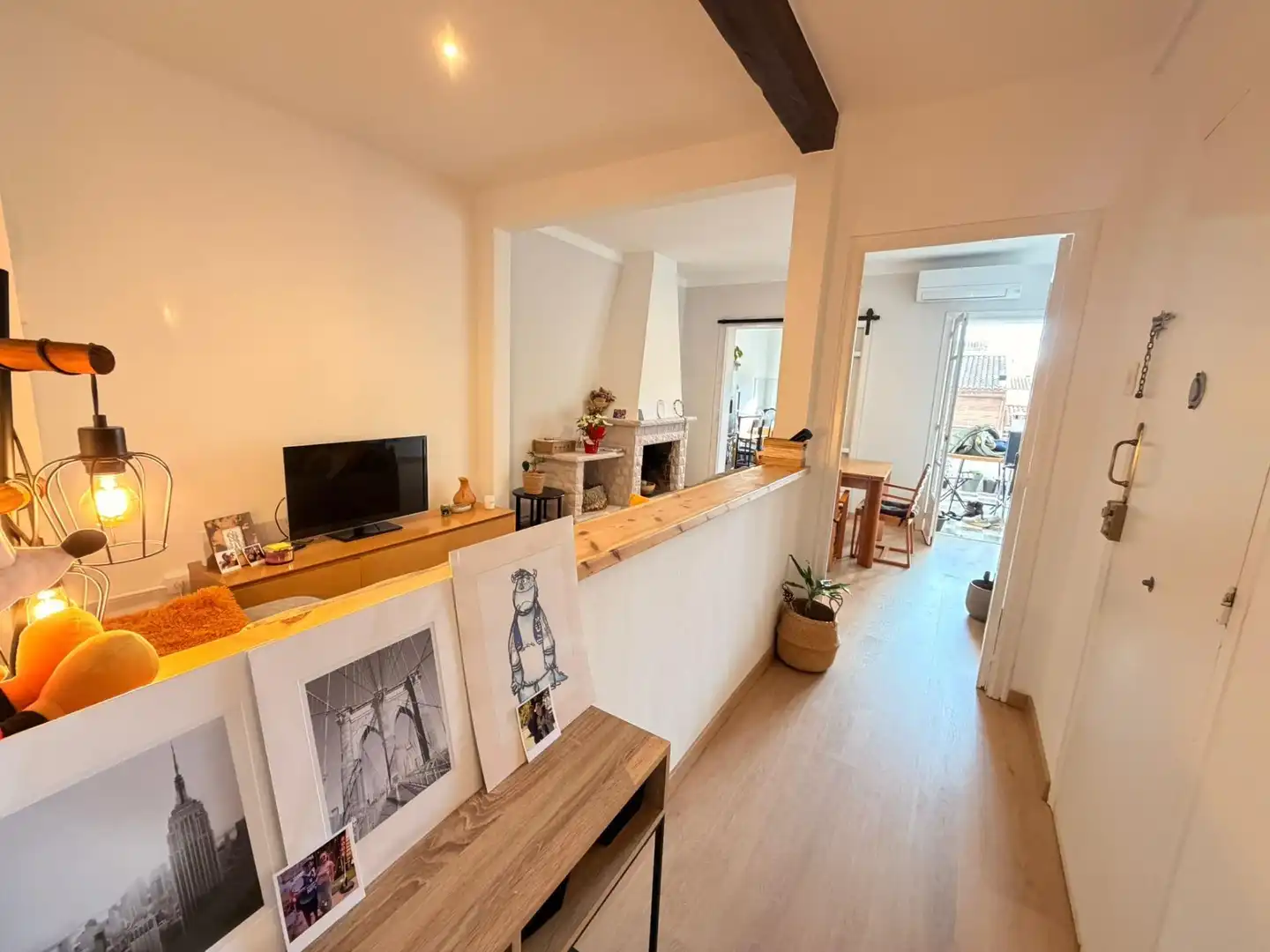Living room of Flat for sale in Granollers  with Air Conditioner, Heating and Parquet flooring