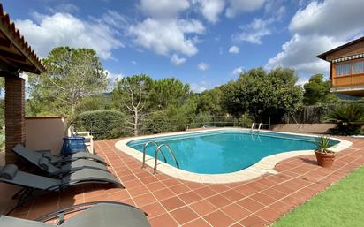 Swimming pool of House or chalet for sale in Viladecavalls  with Heating and Terrace