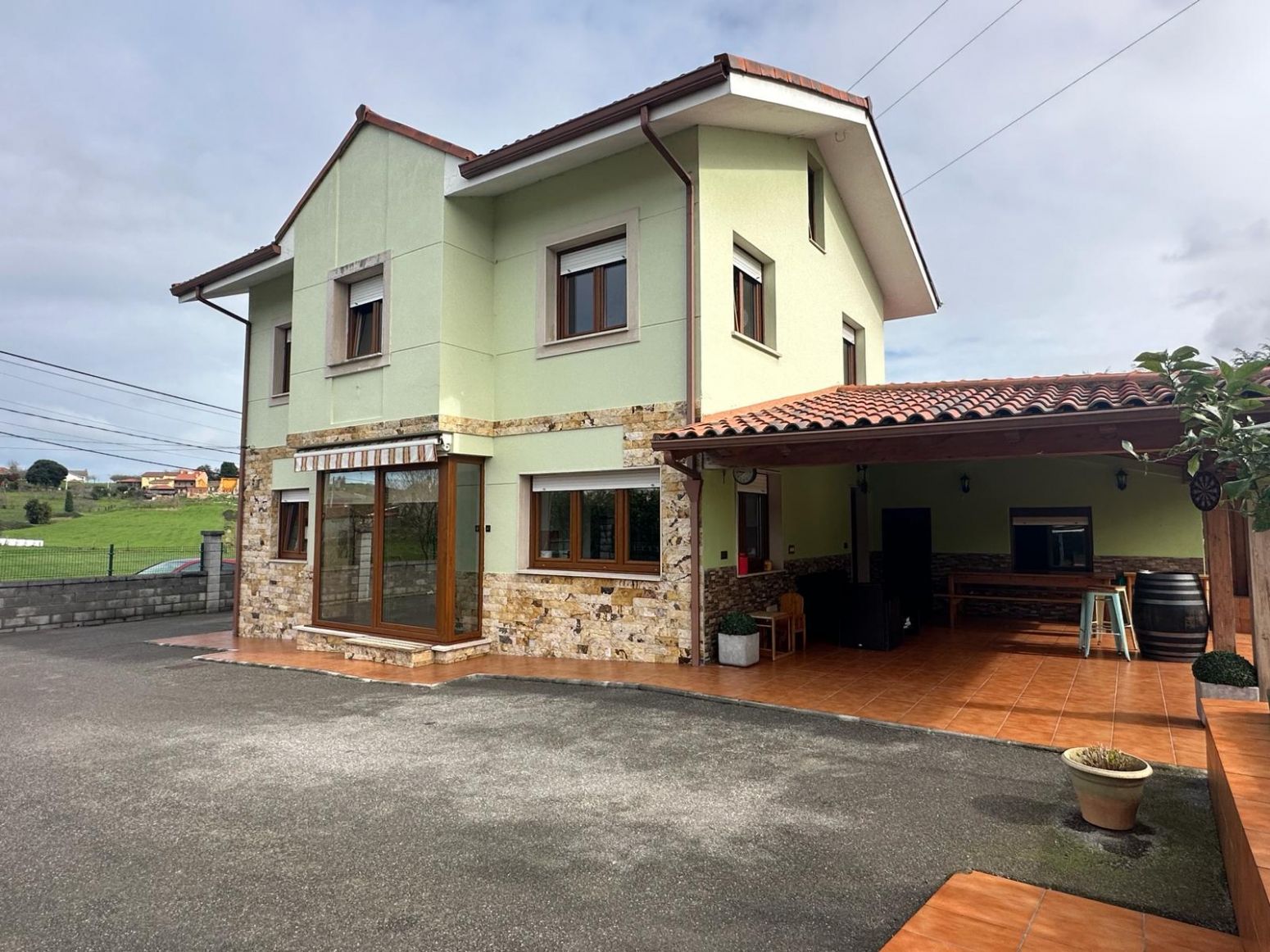 Exterior view of House or chalet for sale in Castrillón  with Heating, Private garden and Terrace