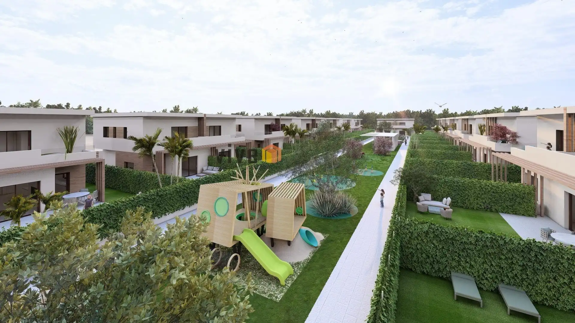 Casa adosada en venda en Mairena del Aljarafe amb Jardí privat, Terrassa i Piscina comunitària