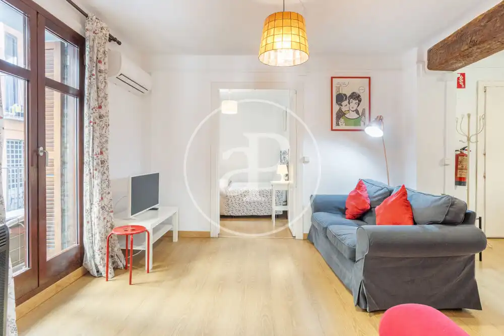 Living room of Flat for rent in Valencia  with Air Conditioner, Heating and Terrace