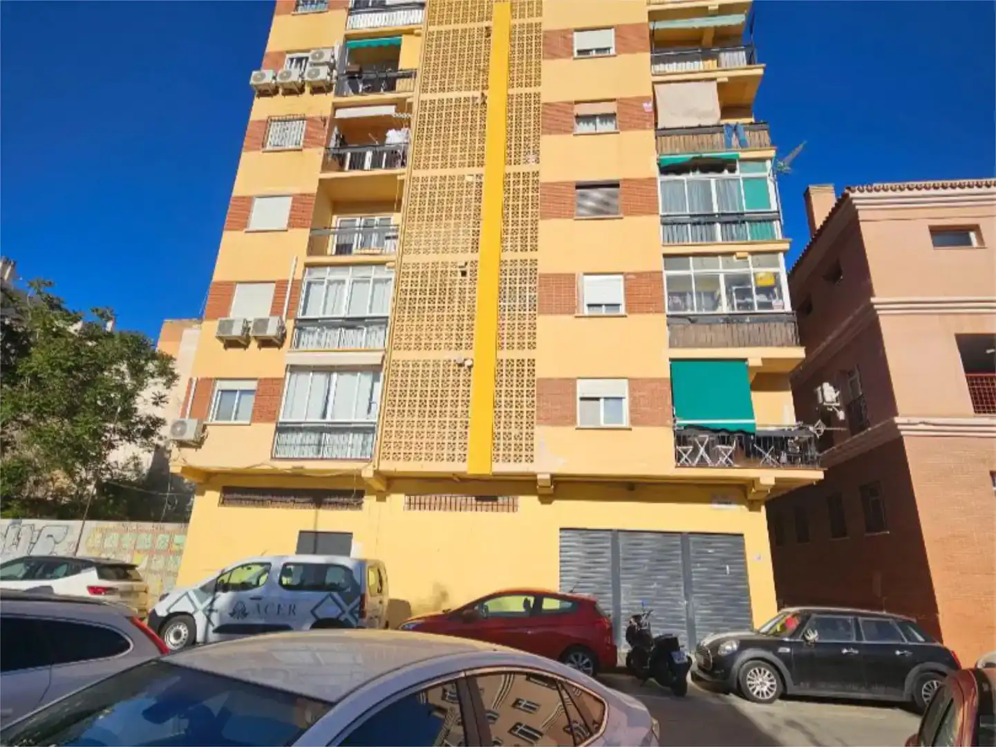 Außenansicht von Wohnung zum Verkauf in Málaga Capital mit Klimaanlage und Balkon