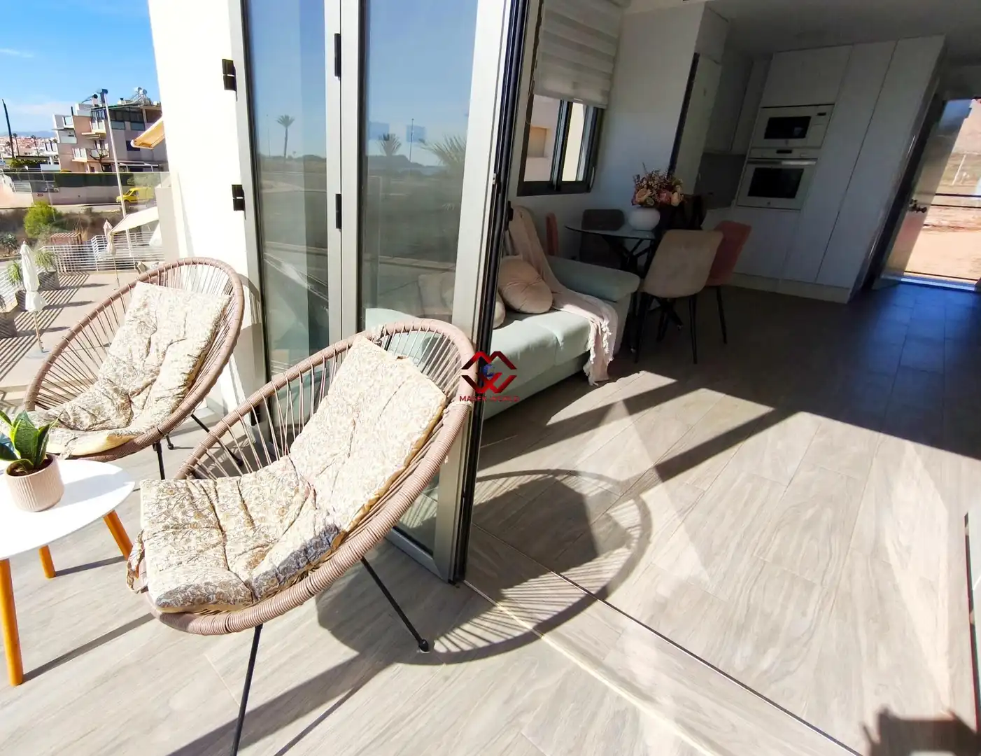 Terrassa de Apartament en venda en Puerto de Mazarrón