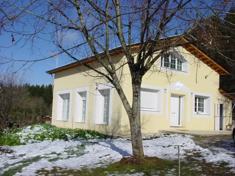 Vista exterior de Casa o xalet en venda en O Corgo   amb Jardí privat i Traster