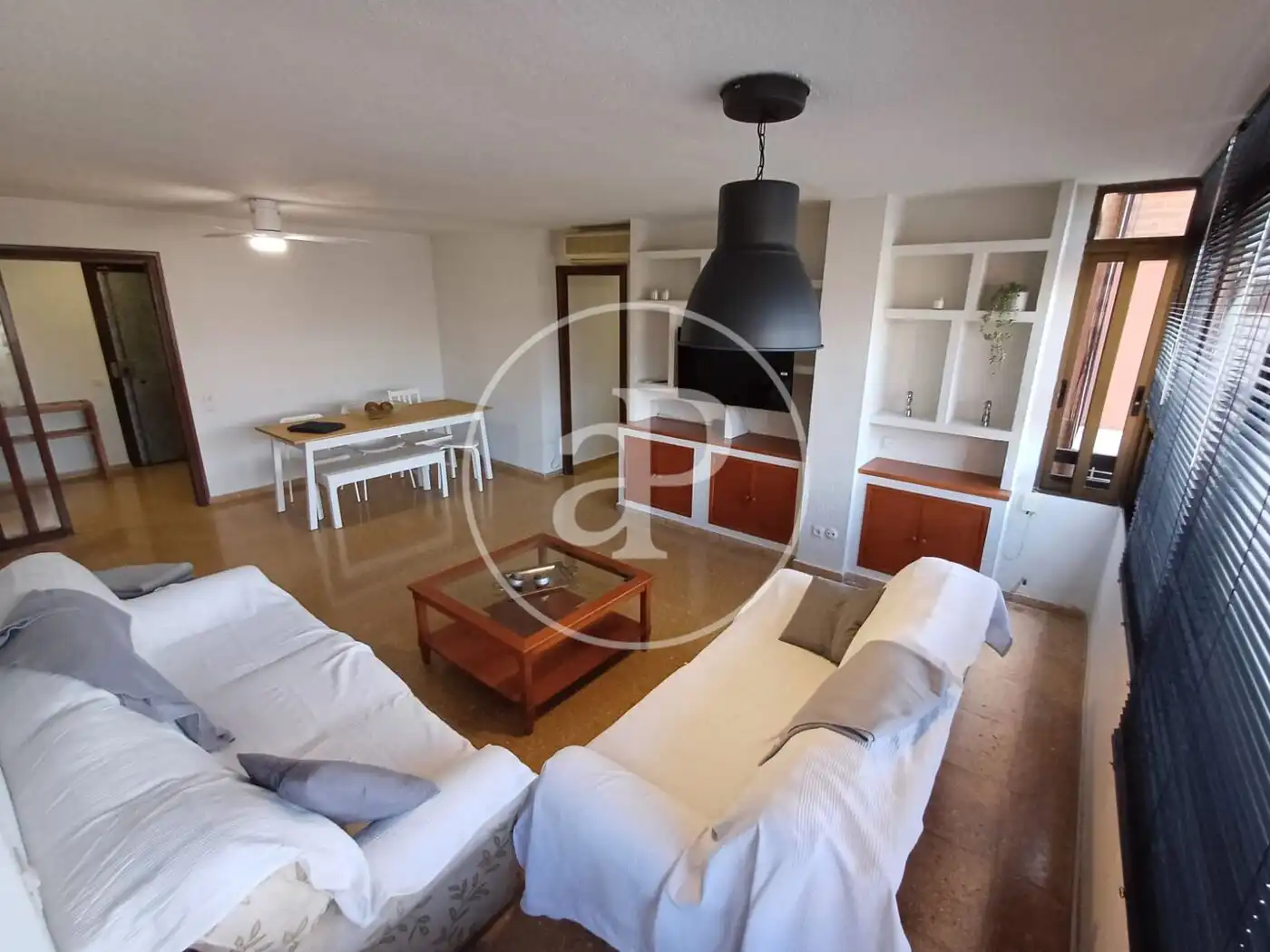 Sala de estar de Piso de alquiler en Valencia con Aire acondicionado y Amueblado