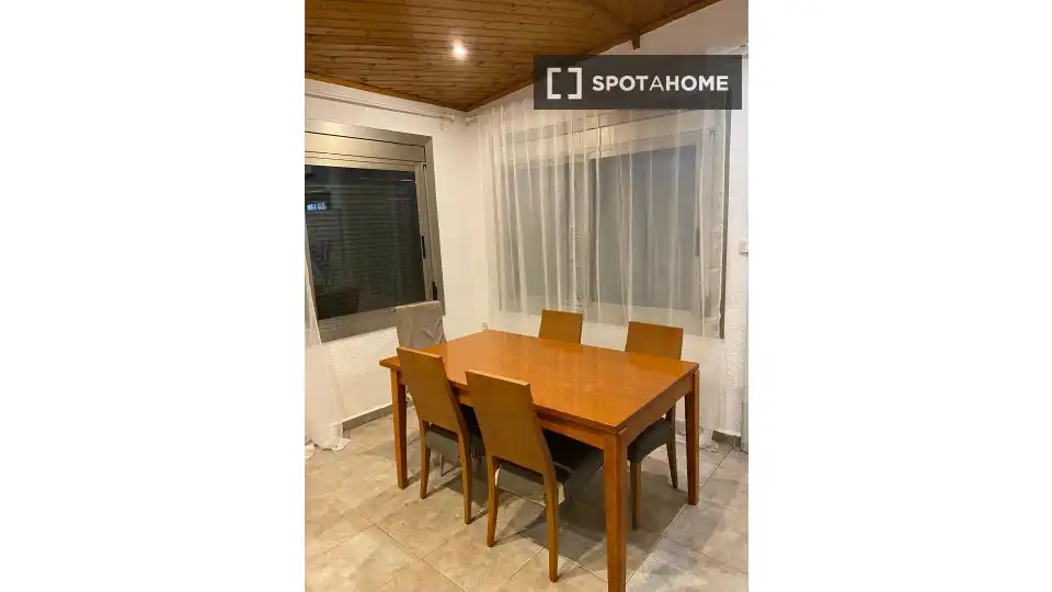Dining room of Flat for share in Sant Quirze del Vallès  with Air Conditioner, Terrace and Furnished