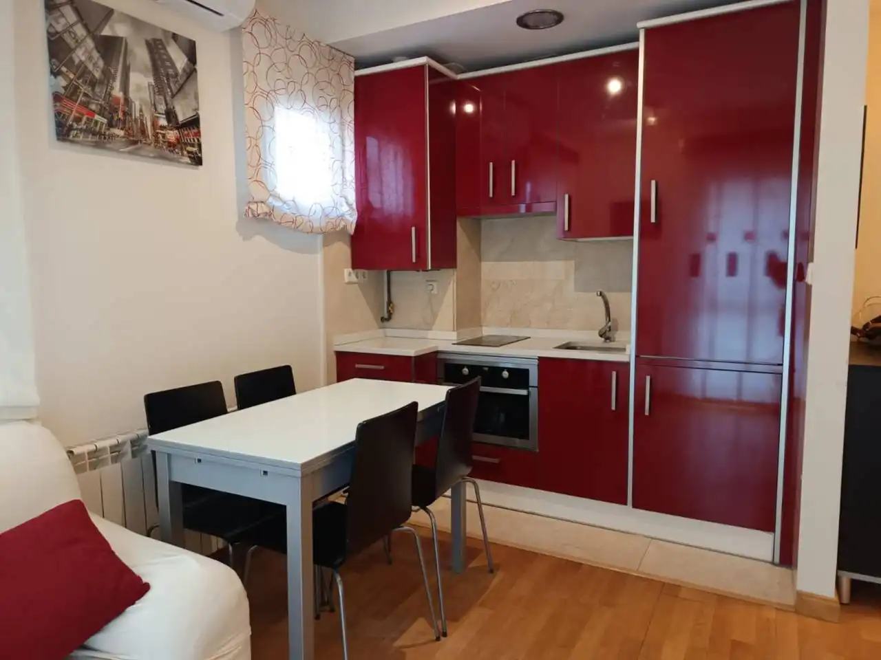 Cocina de Apartamento de alquiler en Toledo con Aire acondicionado, Calefacción y Trastero