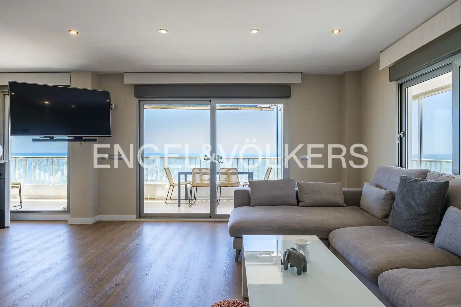 Living room of Flat for rent in Cullera  with Heating, Terrace and Swimming Pool