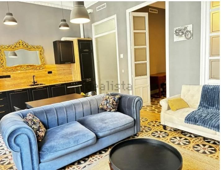 Sala de estar de Piso de alquiler en Alicante / Alacant con Aire acondicionado, Calefacción y Balcón