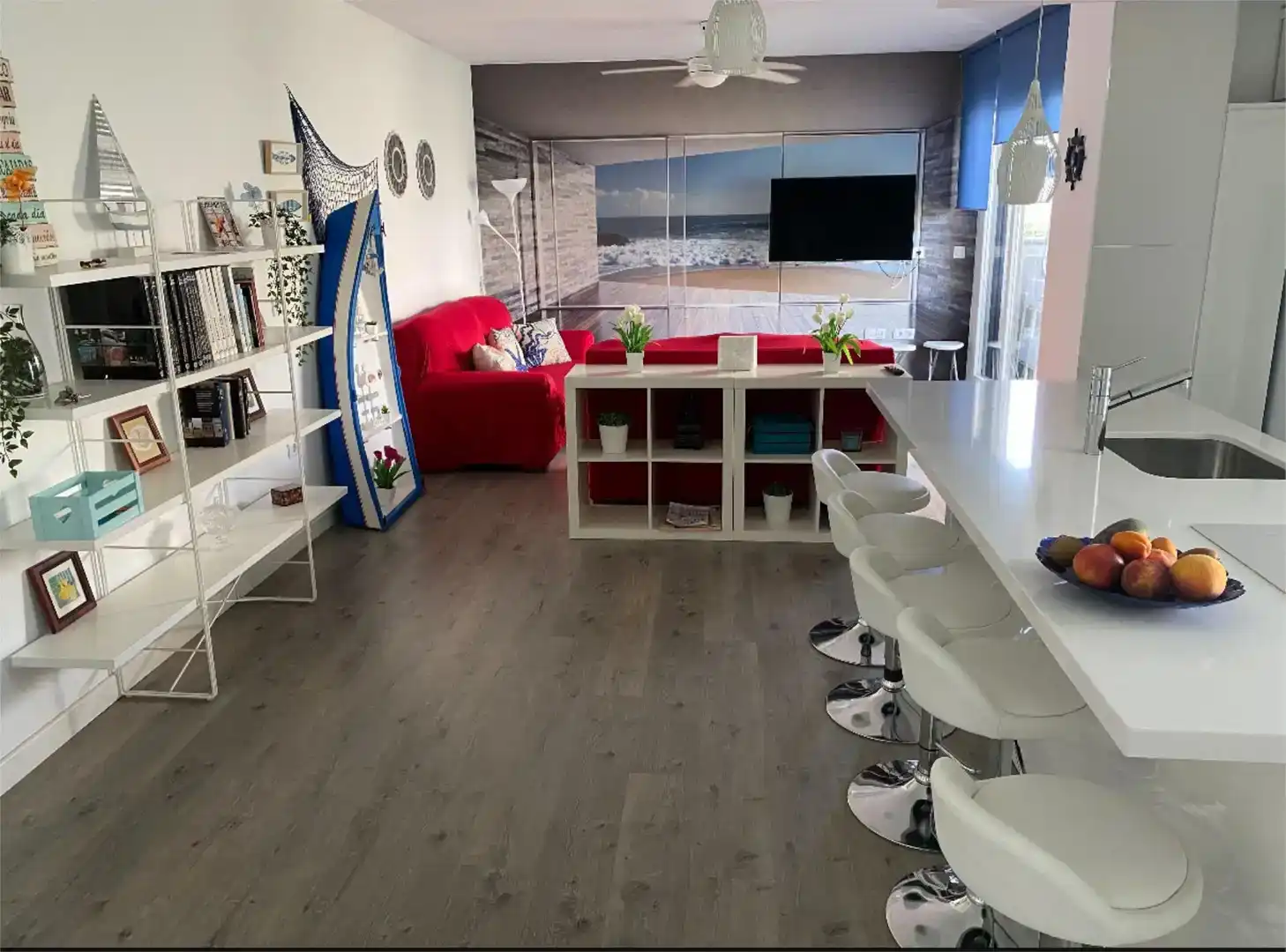 Wohnzimmer von Wohnung zur Miete in Velilla - Velilla Taramay